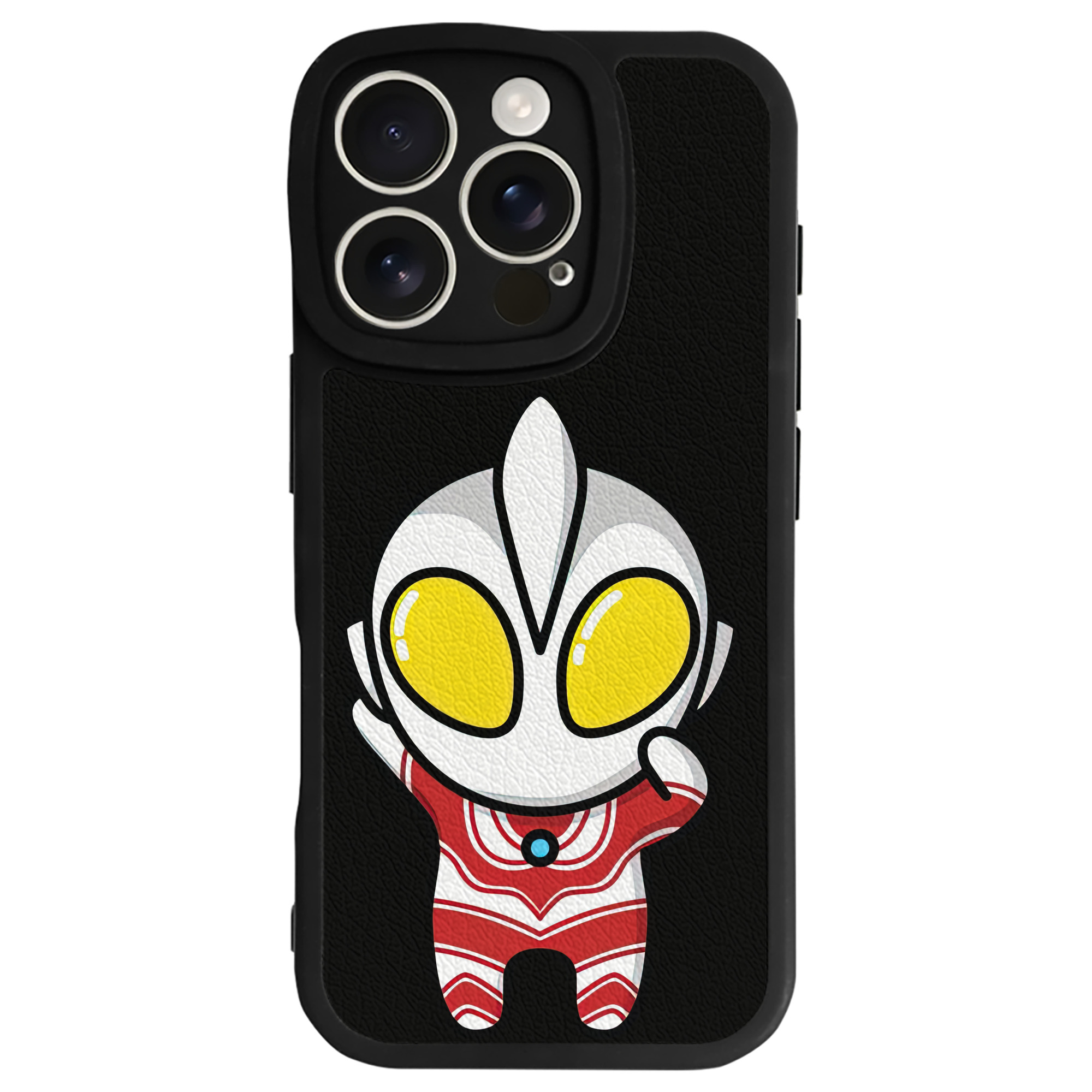 （画像用） ウルトラマン Ultraman 【iPhone 16シリーズ対応】シリコンスマホケース（レザー調） 材質：シリコン